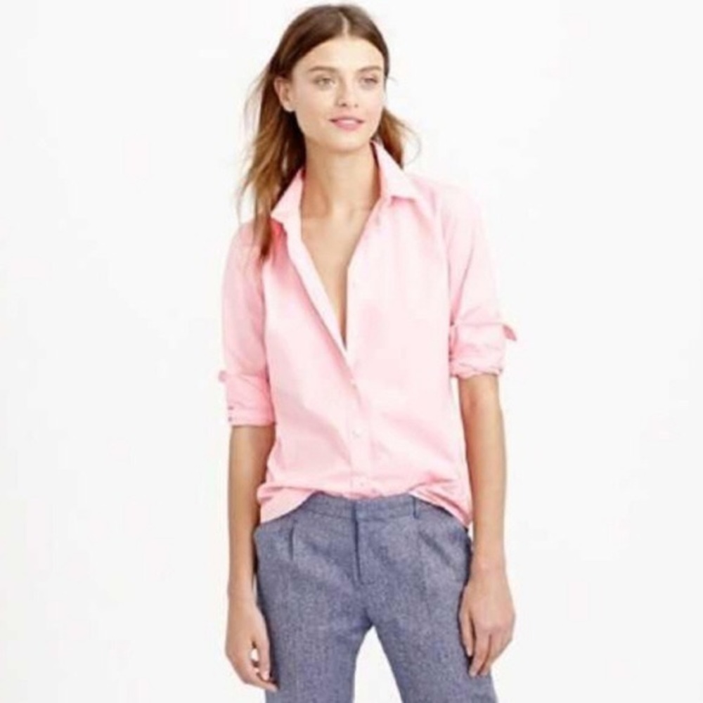 HABERDASHERY by J.crew Pink Button Down 💕😋 - Picture 2 of 5